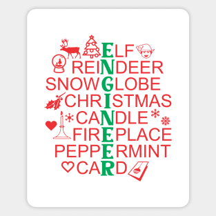 Engineer Christmas Present 2 - Xmas Gift Magnet